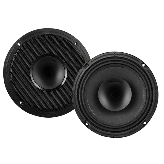 PRO 8" Hybrid Slim Loudspeaker with a 1" Compression Driver Horn 200 Watts Rms 2-Ohm