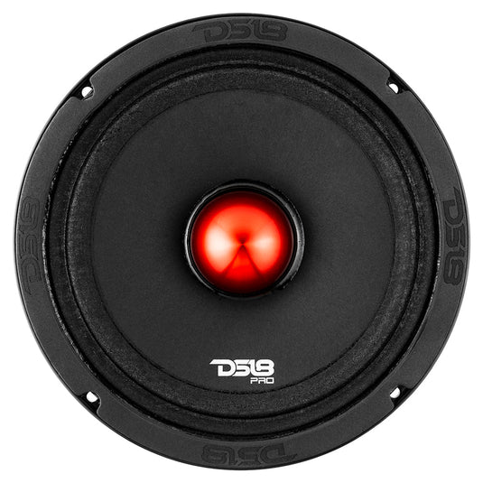 PRO 8" Slim Neodymium Mid-Range Loudspeaker with Bullet | 500W 4-Ohm