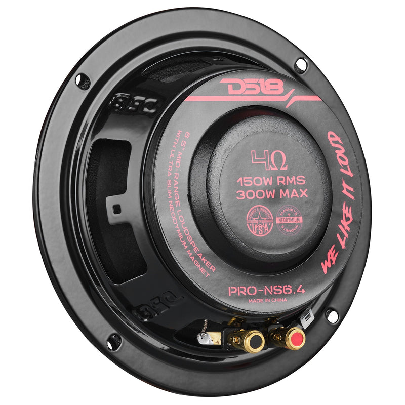 Load image into Gallery viewer, PRO 6.5&quot; Shallow Neodymium Full-Range Loudspeaker 150 Watts Rms 4-Ohm
