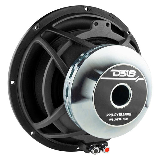PRO 10" Neodymium Water resistant Carbon Fiber Cone Mid-Bass Woofer 450 Watts Rms 4-Ohm - Skoutley Outdoors LLC