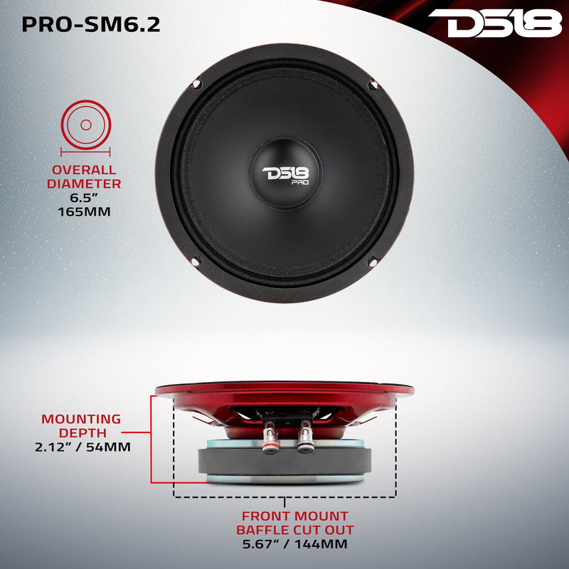 Load image into Gallery viewer, PRO 6.5&quot; Shallow Water-Resistant Mid-Range Loudspeaker | 200W RMS 2-Ohm
