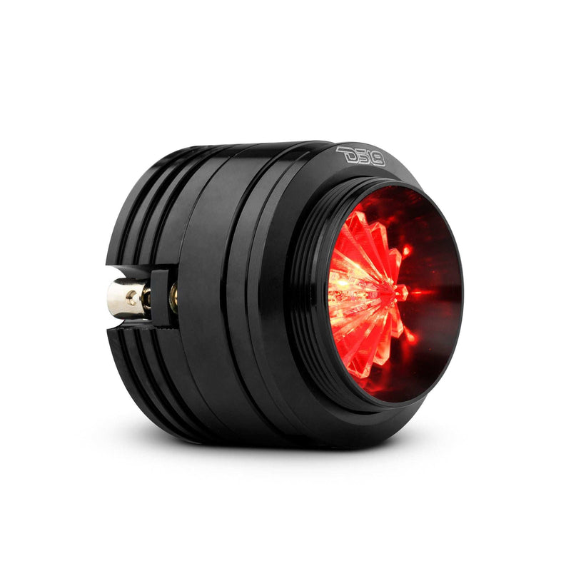 Load image into Gallery viewer, 1.6&quot; Shallow High Compression Neodymium Super Bullet Tweeter 140 Watts 1&quot; Polyether Ether Ketone 4-Ohm Vc With RGB LED Lights - Skoutley Outdoors LLC
