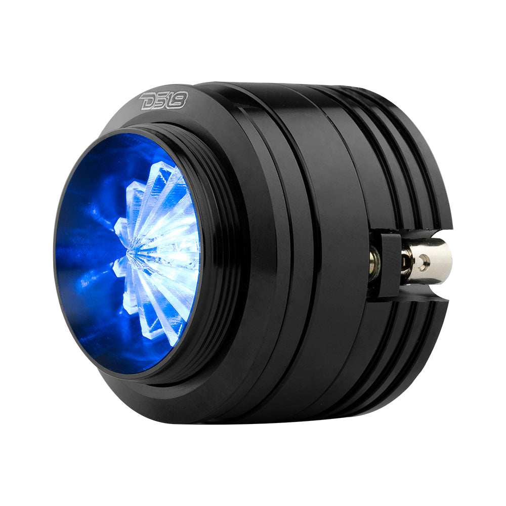 1.6" Shallow High Compression Neodymium Super Bullet Tweeter 140 Watts 1" Polyether Ether Ketone 4-Ohm Vc With RGB LED Lights - Skoutley Outdoors LLC