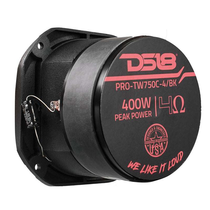 Load image into Gallery viewer, 4” Super Bullet Tweeter with 1.5” Titanium Voice Coil and Oversized Ferrite Magnet 200 Watts 4-Ohm
