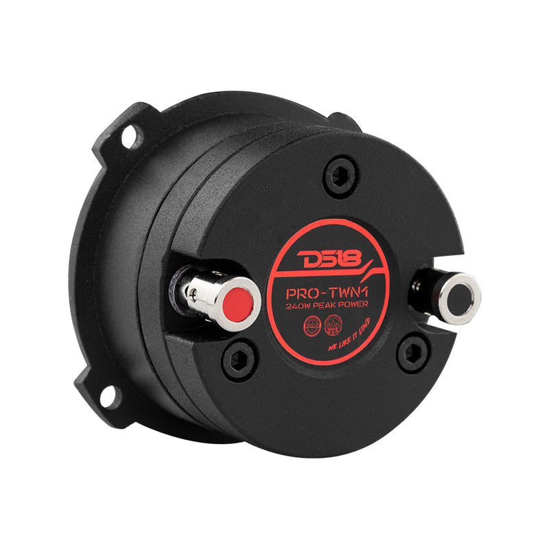 Load image into Gallery viewer, 3&quot; High Compression Neodymium Slim Super Bullet Tweeter 120 Watts 1&quot; Titanium 4-Ohm Vc
