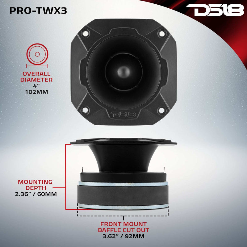 Load image into Gallery viewer, 4&quot; Super Bullet Tweeter 250 Watts 1.5&quot; Titanium 4-Ohm Vc - Skoutley Outdoors LLC
