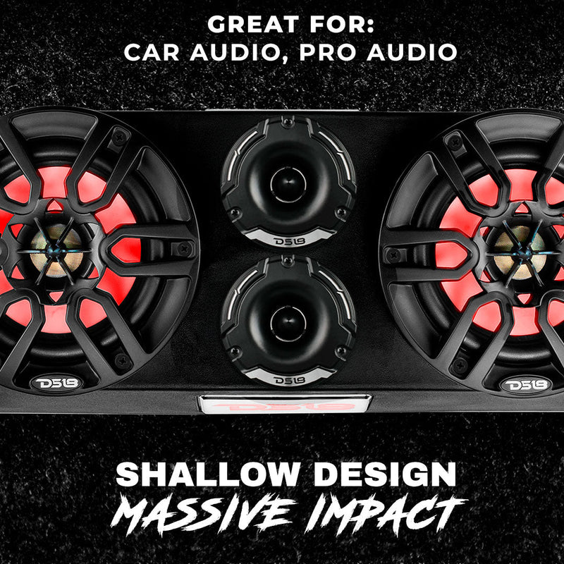 Load image into Gallery viewer, 3.8" Shallow-Mount Super Bullet Compression Tweeter with 1" Aluminum Voice Coil | 100 Watts RMS 4-Ohm
