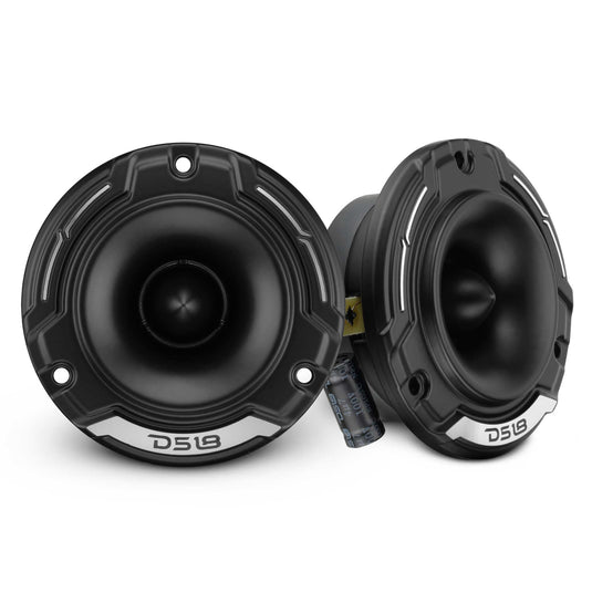 3.8" Shallow-Mount Super Bullet Compression Tweeter with 1" Aluminum Voice Coil | 100 Watts RMS 4-Ohm