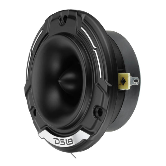 3.8" Shallow-Mount Super Bullet Compression Tweeter with 1" Aluminum Voice Coil | 100 Watts RMS 4-Ohm