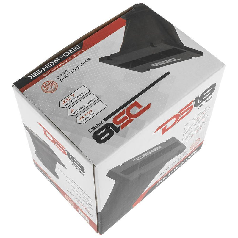 Load image into Gallery viewer, DS18 PRO-WGH1BK Bolt On Wave Guide 1&quot; Black Horn
