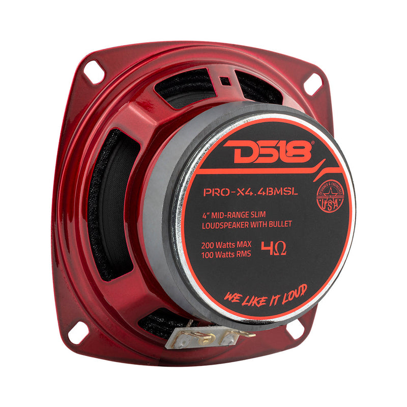 Load image into Gallery viewer, PRO-X 4&quot; Shallow Mid-Range Bullet Loudspeaker 100 Watts Rms 4-Ohm
