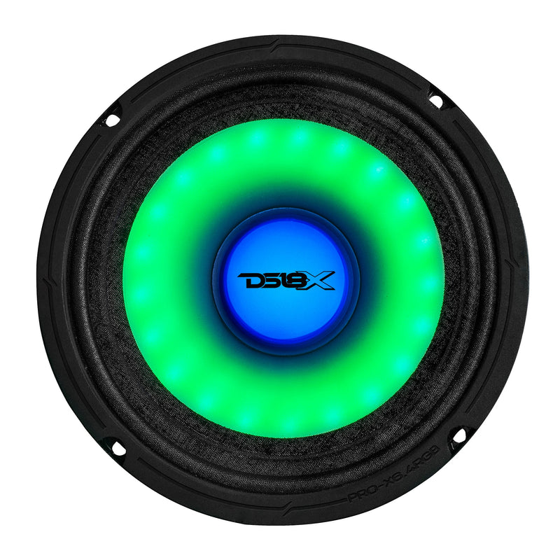 Load image into Gallery viewer, 6.5&quot; Mid-Range Loudspeaker with Dual RGB LED For Cone &amp; Dust Cap 250 Watts 4-Ohm

