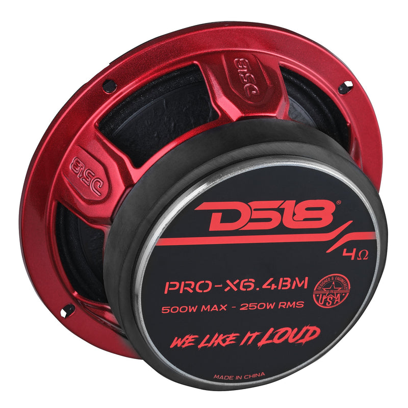 Load image into Gallery viewer, PRO-X 6.5" Mid-Range Loudspeaker with Bullet and OEM Adapter Kit | 250W RSM 4-Ohm
