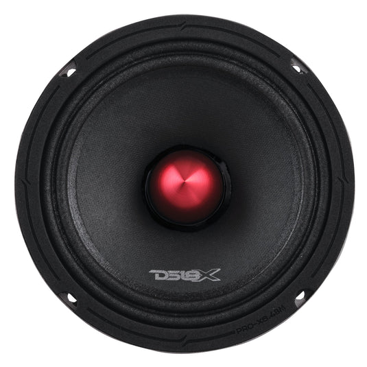 PRO-X 6.5" Mid-Range Loudspeaker with Bullet and OEM Adapter Kit | 250W RSM 4-Ohm