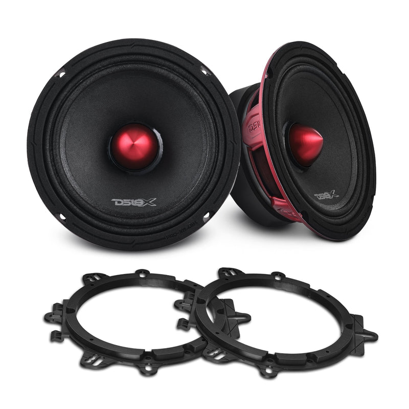 Load image into Gallery viewer, PRO-X 6.5" Mid-Range Loudspeaker with Bullet and OEM Adapter Kit | 250W RSM 4-Ohm
