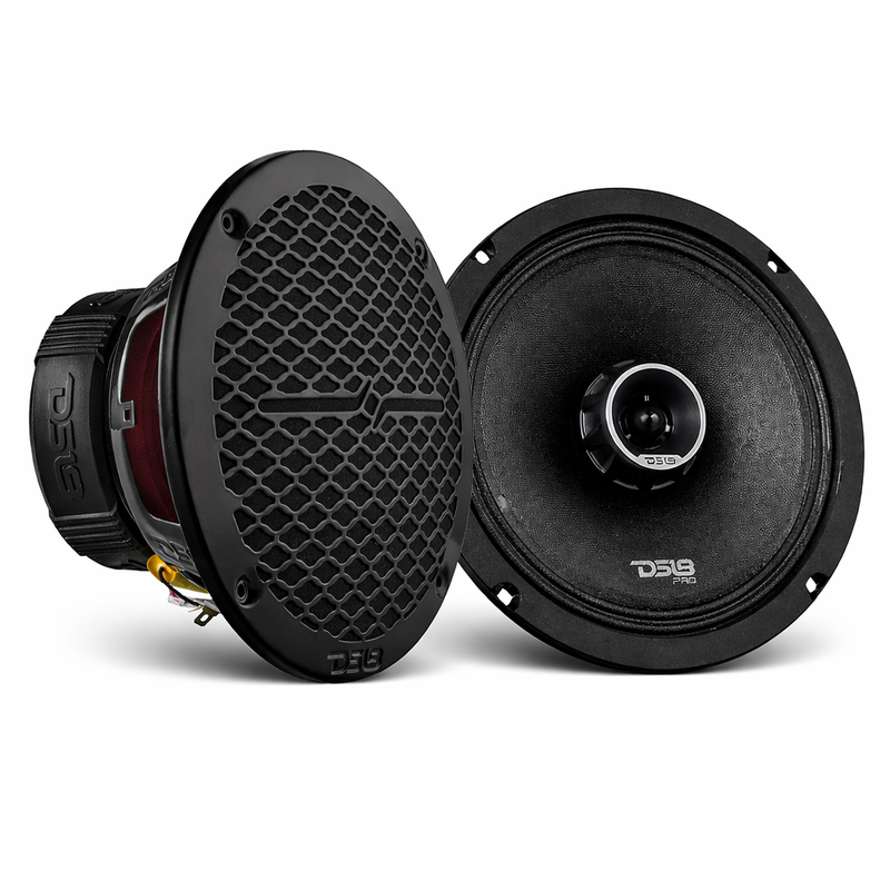 Load image into Gallery viewer, PRO-ZT 8" Coaxial Mid-Range Loudspeaker with Water Resistant Cone Built-in Bullet Tweeter and Grill 275 Watts Rms 4-Ohm (2 Speakers)
