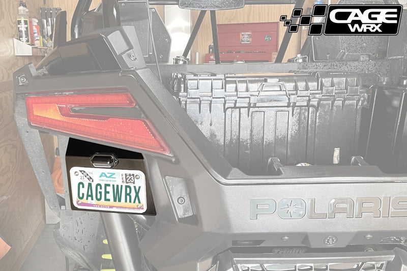 Load image into Gallery viewer, Polaris RZR License Plate Mount with LED Light - Pro R / Pro XP

