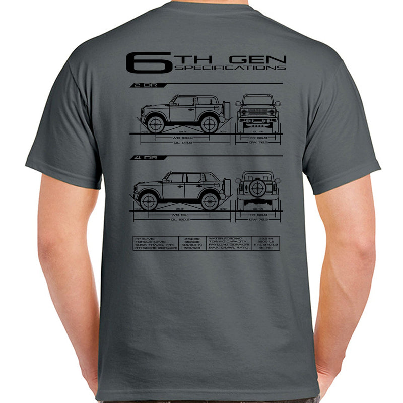 Load image into Gallery viewer, 6th Gen Blueprint T-Shirt
