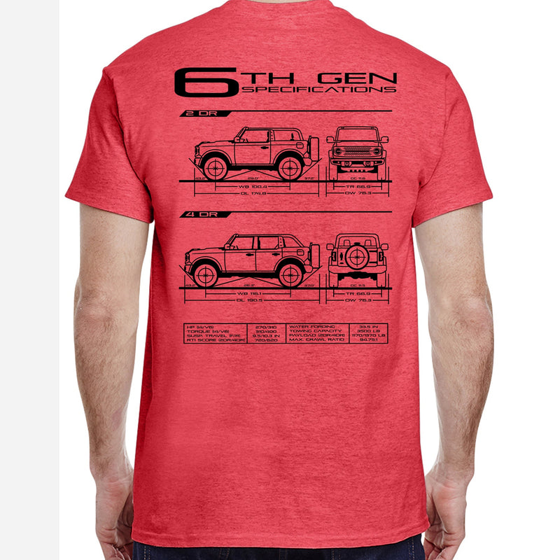 Load image into Gallery viewer, 6th Gen Blueprint T-Shirt
