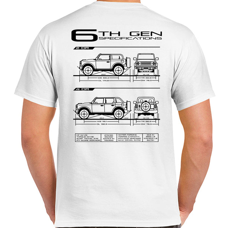 Load image into Gallery viewer, 6th Gen Blueprint T-Shirt
