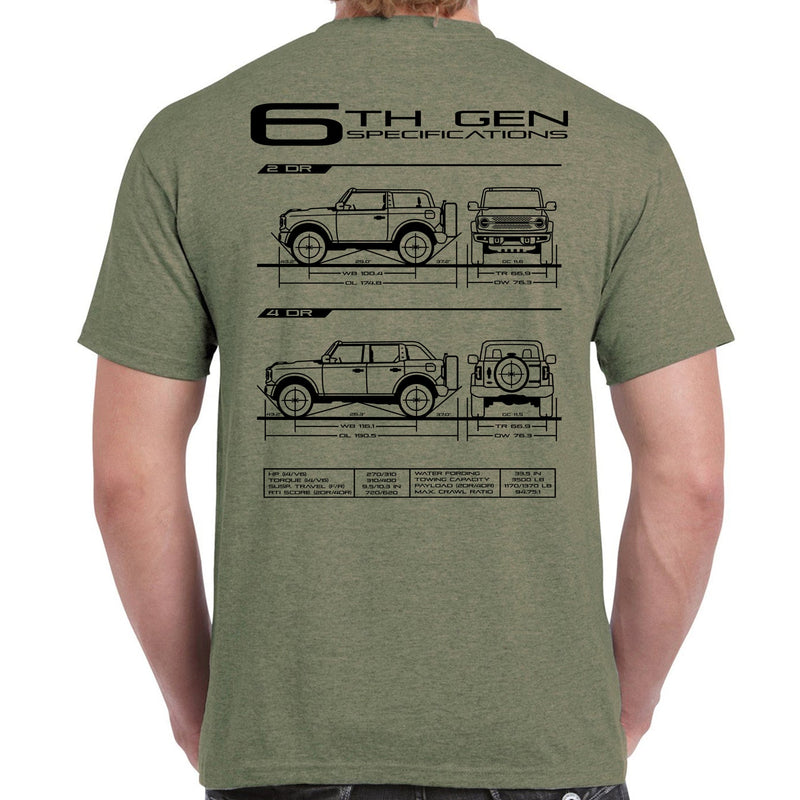 Load image into Gallery viewer, 6th Gen Blueprint T-Shirt

