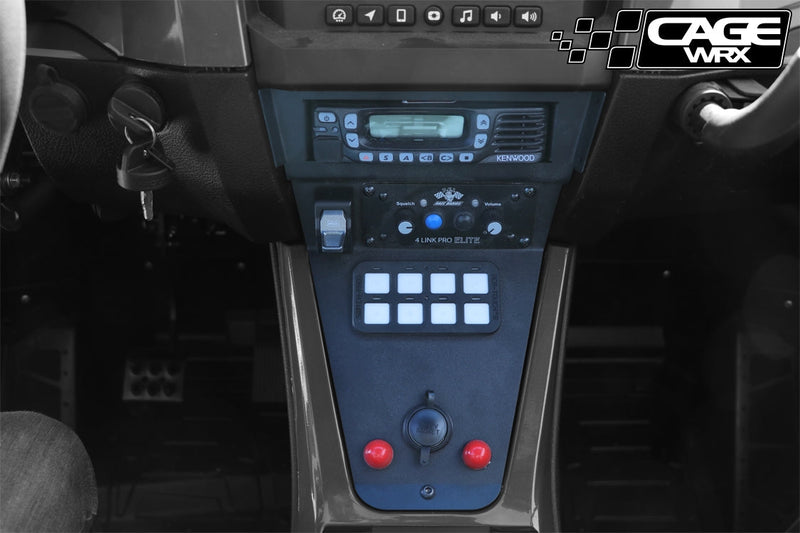 Load image into Gallery viewer, Polaris RZR PCI Radio &amp; Intercom Mount | (2020-2024) Pro R / Pro S / Turbo R / Pro XP | KENWOOD RADIO
