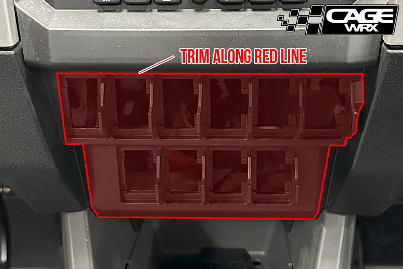 Load image into Gallery viewer, Polaris RZR PCI Radio &amp; Intercom Mount | (2020-2024) Pro R / Pro S / Turbo R / Pro XP | KENWOOD RADIO
