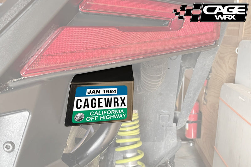 Load image into Gallery viewer, Polaris RZR Registration Mount | Pro R / Pro S / Turbo R / Pro XP
