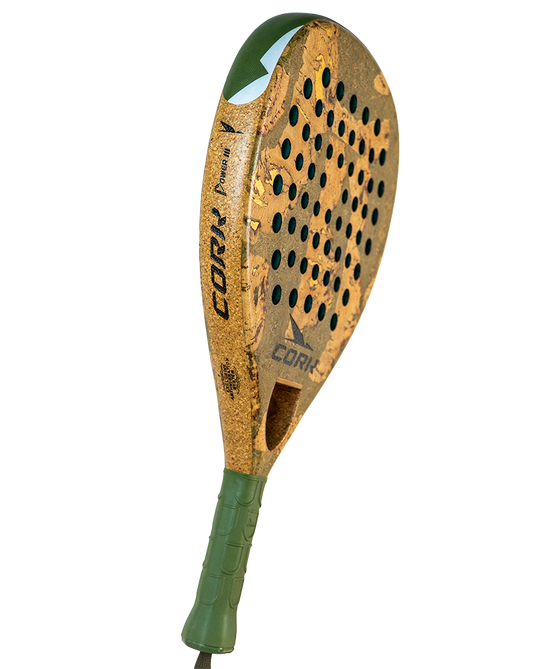 Cork Padel Racket Supreme Power III + FREE Thermobag