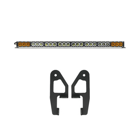 Premium Roof Rack Front Light Bar Kit for 2005-2023 Toyota Tacoma