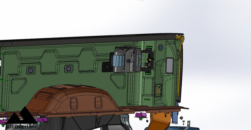 Load image into Gallery viewer, 20+ GM HD Bedside Compressor Mount
