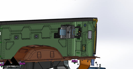 19+ GM 1500 Bedside Compressor Mount