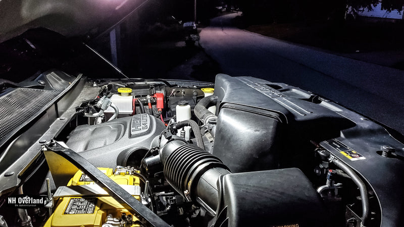 Load image into Gallery viewer, 19+ Ram Hood Light Bracket
