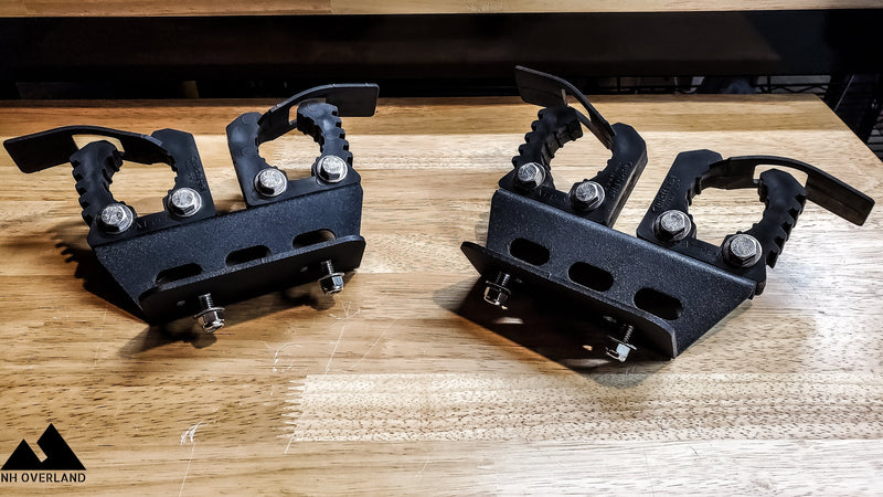 Load image into Gallery viewer, NH Overland Quick Fist Risers Inside Rack
