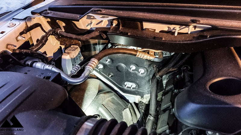 Load image into Gallery viewer, 19+ 5th Generation RAM 1500 Engine Bay Compressor Mount

