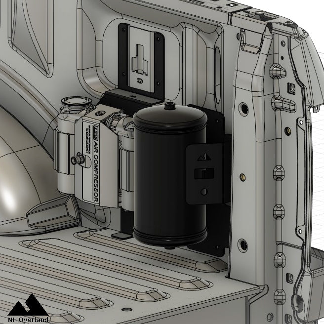 Load image into Gallery viewer, 17+ Ford Superduty Box Link Compressor &amp; Tank Mount
