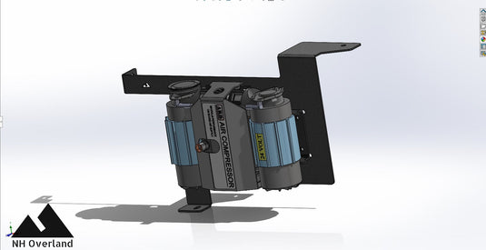 Ram 2500/3500/ HD 6.4L Vertical Compressor Mount