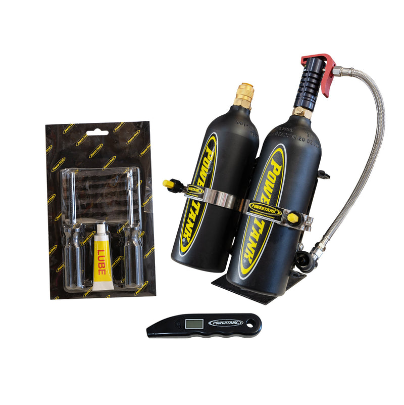 Load image into Gallery viewer, Double Barrel Bracket Power Shot™ Trigger - SXS Two Bottle CO2 Air Up System Power Tank
