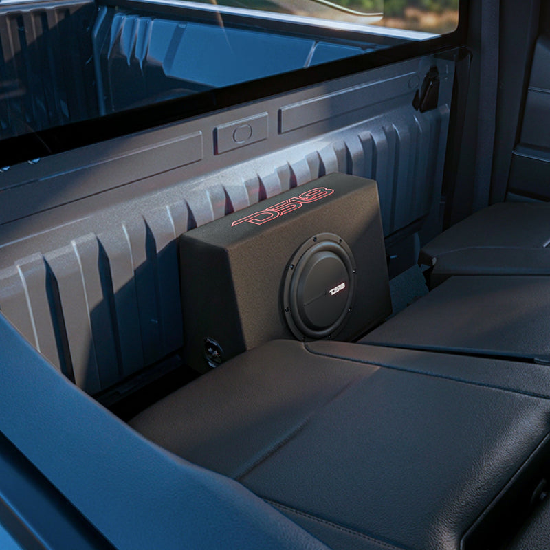 Load image into Gallery viewer, 10” Shallow Subwoofer Enclosure for Pickup Trucks
