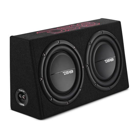 Loaded 10” Subwoofer + Passive Radiator Enclosure for Pickup Trucks