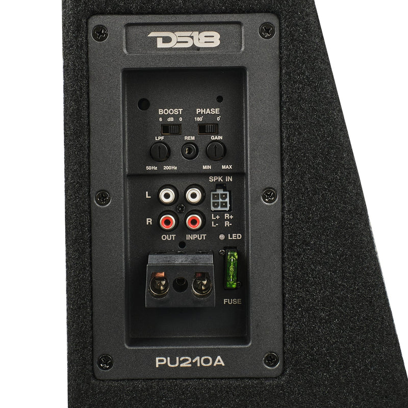 Load image into Gallery viewer, 10&quot; Active Subwoofer Shallow Enclosure with 10&quot; Passive Subwoofer For Pickup Trucks
