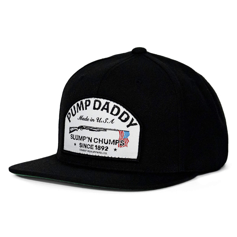 Load image into Gallery viewer, Pump Daddy Original Patch Flat Bill SnapBack Hat
