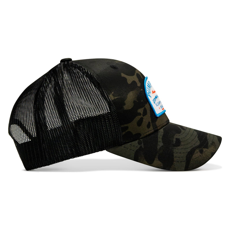 Load image into Gallery viewer, Pump Daddy Slump'n Chumps USA Patch SnapBack
