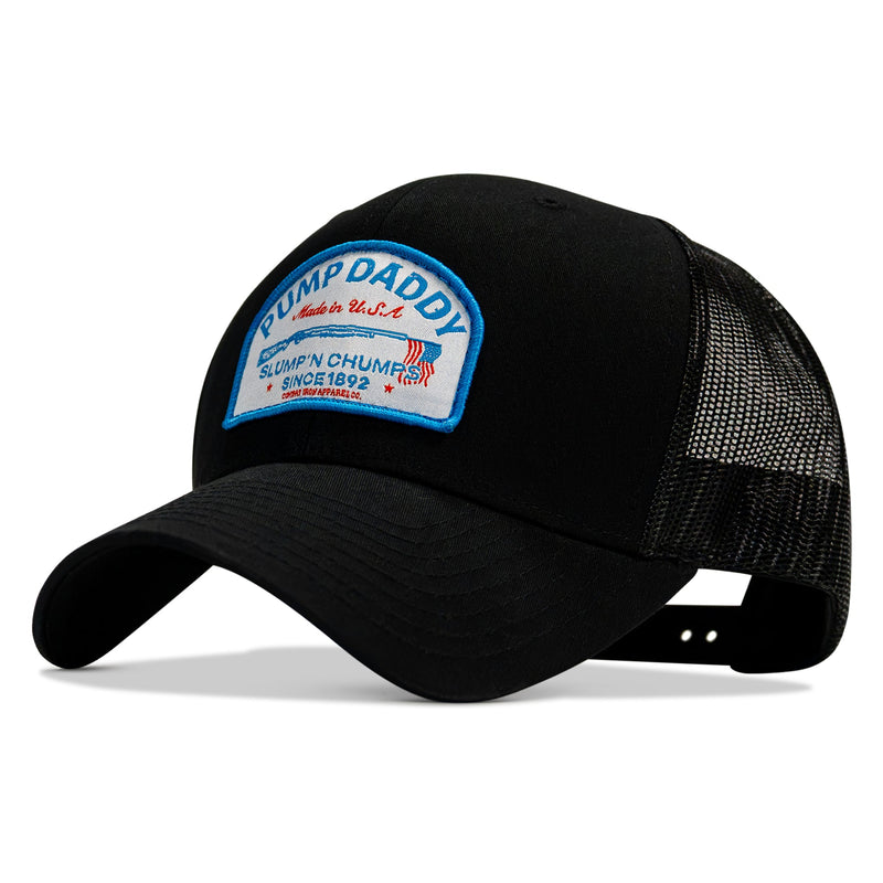 Load image into Gallery viewer, Pump Daddy Slump'n Chumps USA Patch SnapBack
