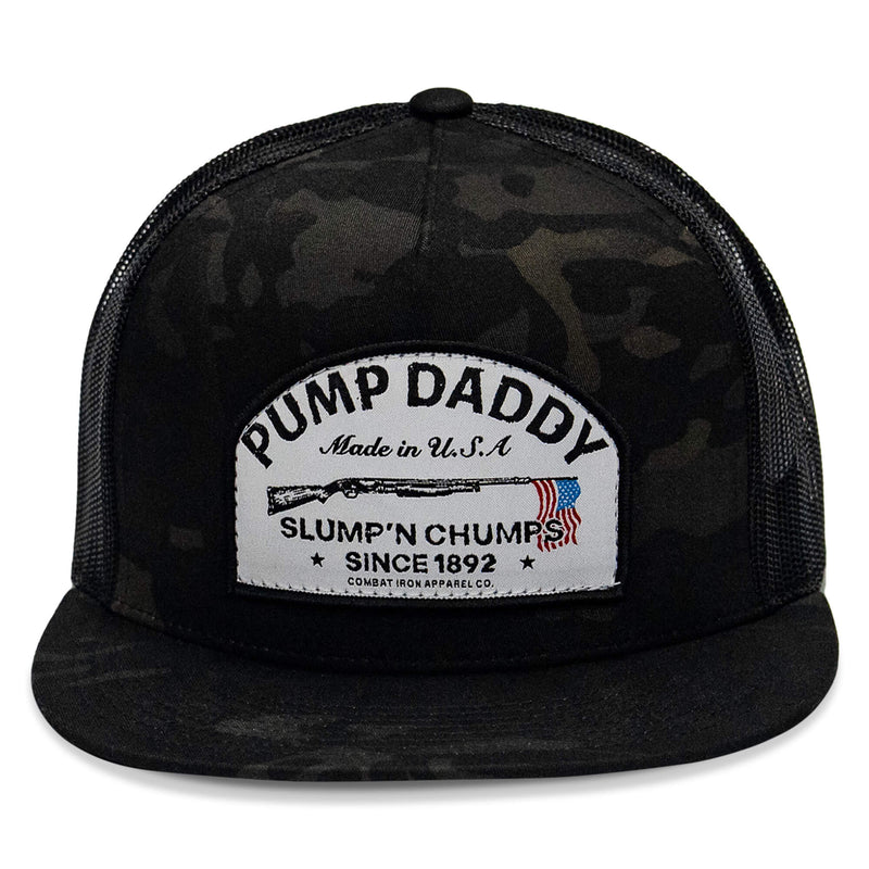 Load image into Gallery viewer, Pump Daddy Original Patch Flat Bill SnapBack Hat
