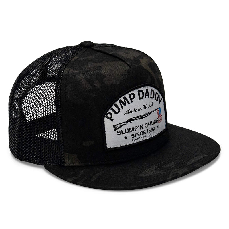 Load image into Gallery viewer, Pump Daddy Original Patch Flat Bill SnapBack Hat

