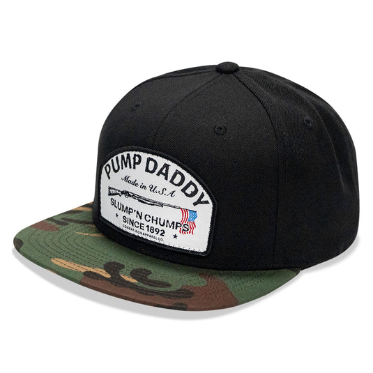 Pump Daddy Original Patch Flat Bill SnapBack Hat