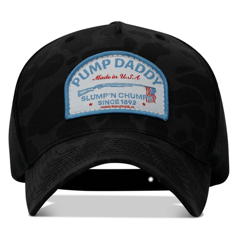 Load image into Gallery viewer, Pump Daddy Slump&#39;n Chumps USA Patch SnapBack
