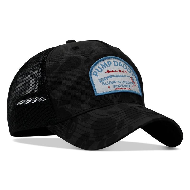Load image into Gallery viewer, Pump Daddy Slump&#39;n Chumps USA Patch SnapBack
