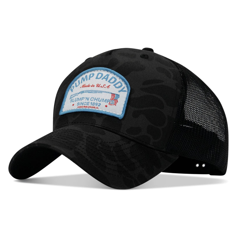 Load image into Gallery viewer, Pump Daddy Slump&#39;n Chumps USA Patch SnapBack
